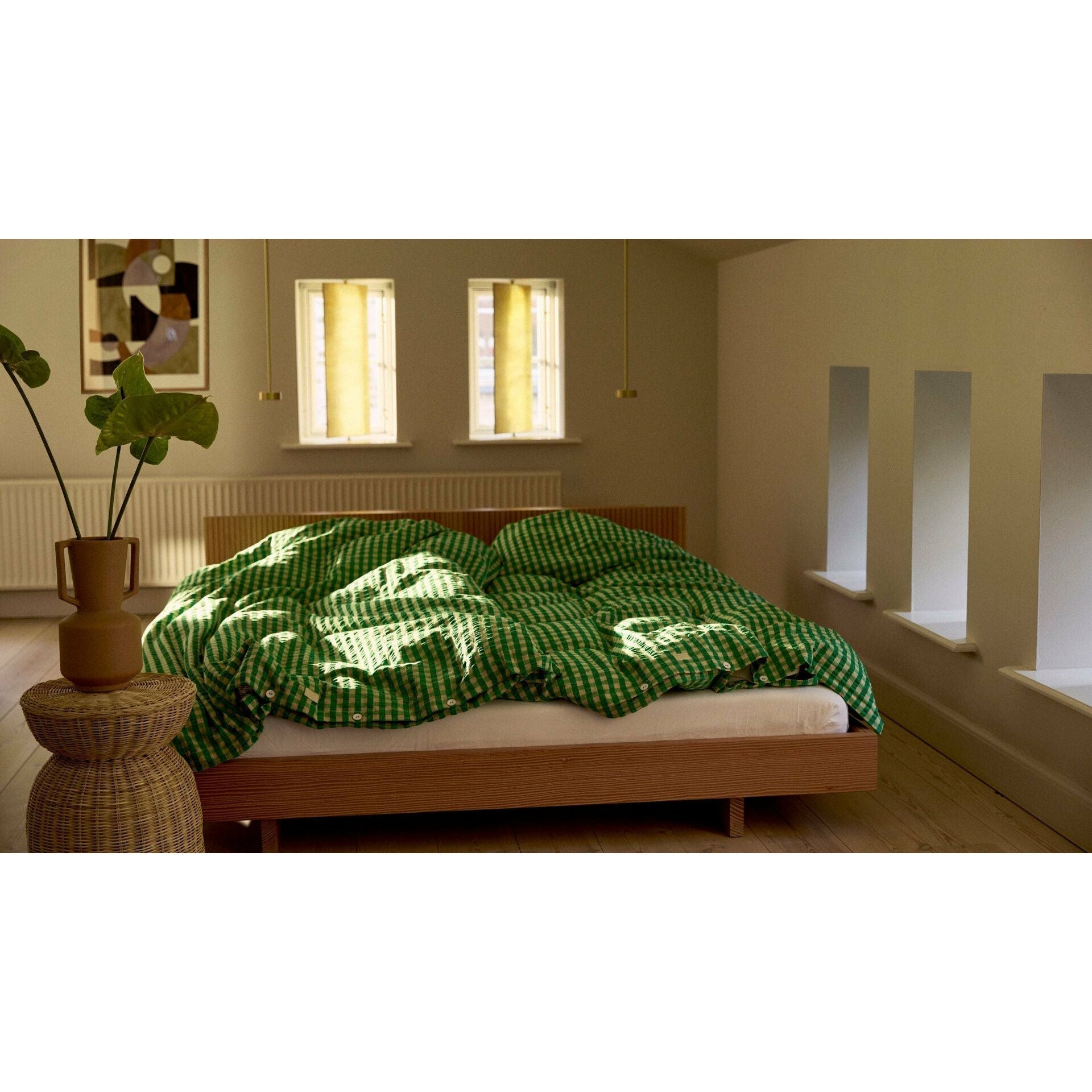 [product_category]-Juna Bæk & Bølge Bed Linen 140x220 Cm, Green/Sand-Juna-5713397365212-636521-JUN-5