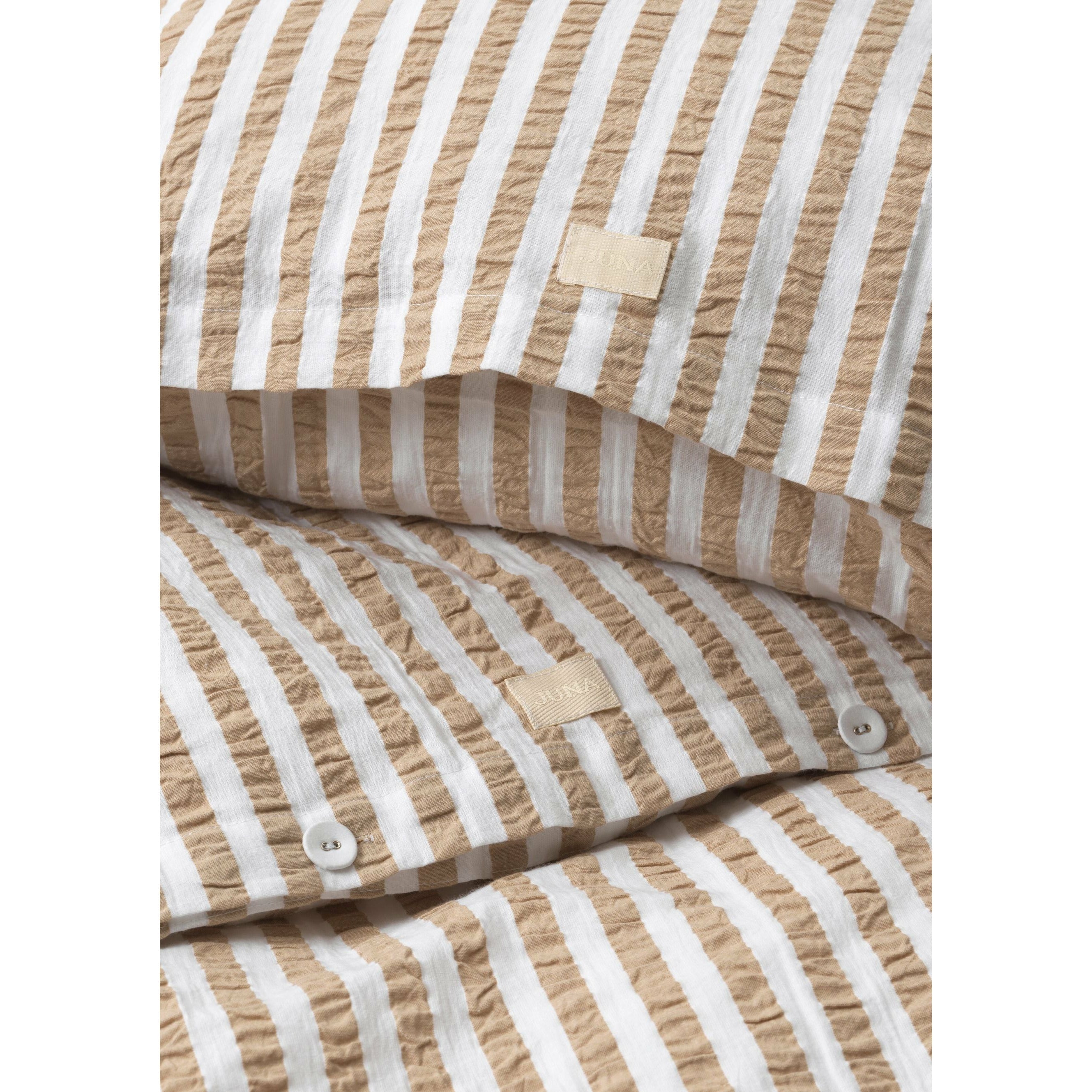 [product_category]-Juna Bæk & Bølge Lines Bed Linen 140x220 Cm, Sand/White-Juna-5713397366332-636633-JUN-4
