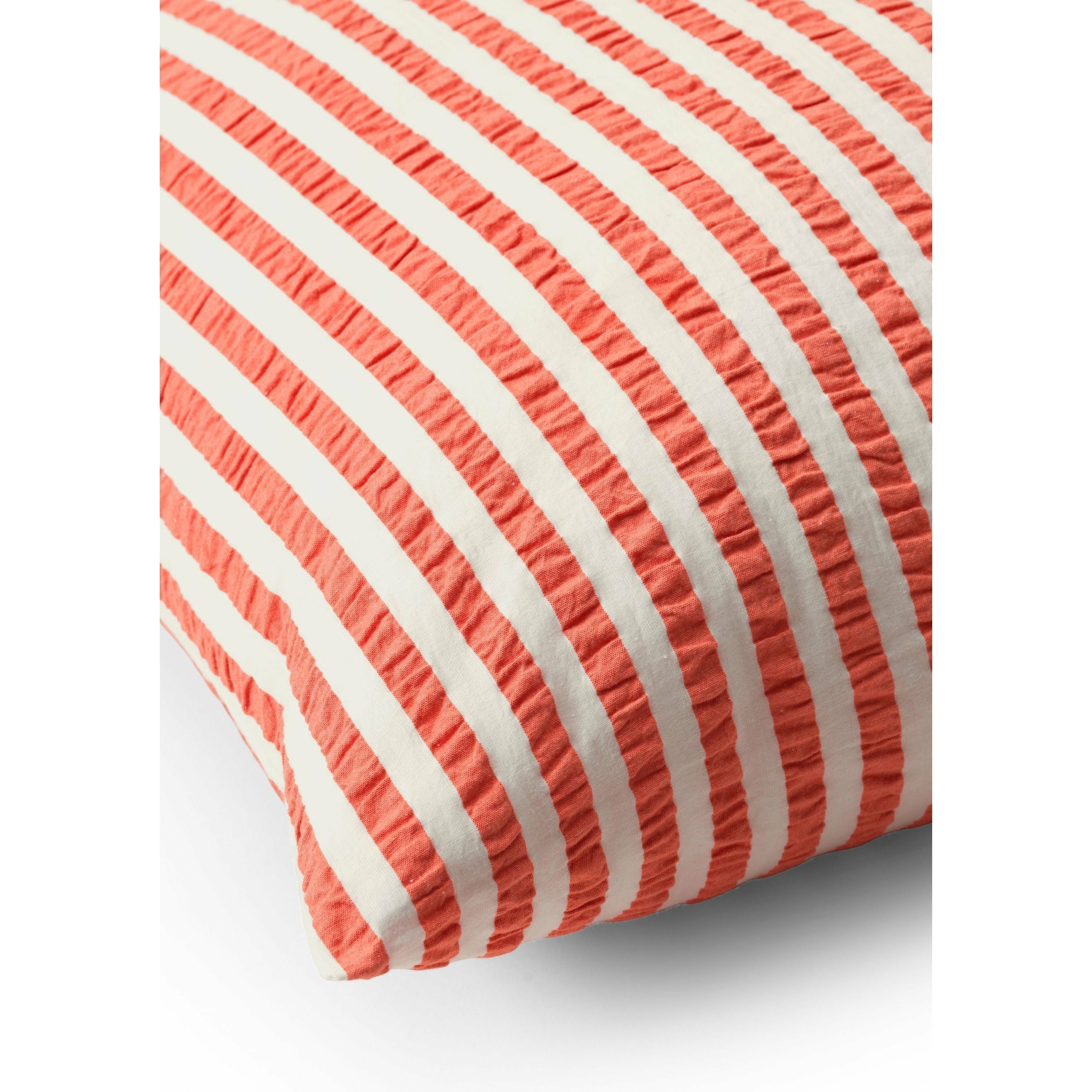 [product_category]-Juna Bæk & Bølge Lines Pillowcase 63x60 Cm, Chili/Birch-Juna-5713397366677-636667-JUN-5