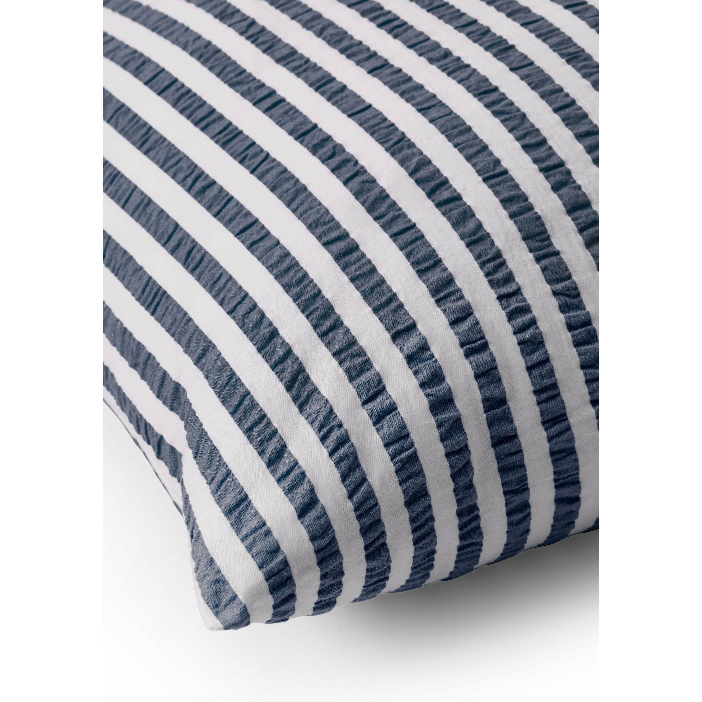 [product_category]-Juna Bæk & Bølge Lines Pillowcase 63x60 Cm, Dark Blue/White-Juna-5713397369302-636930-JUN-5