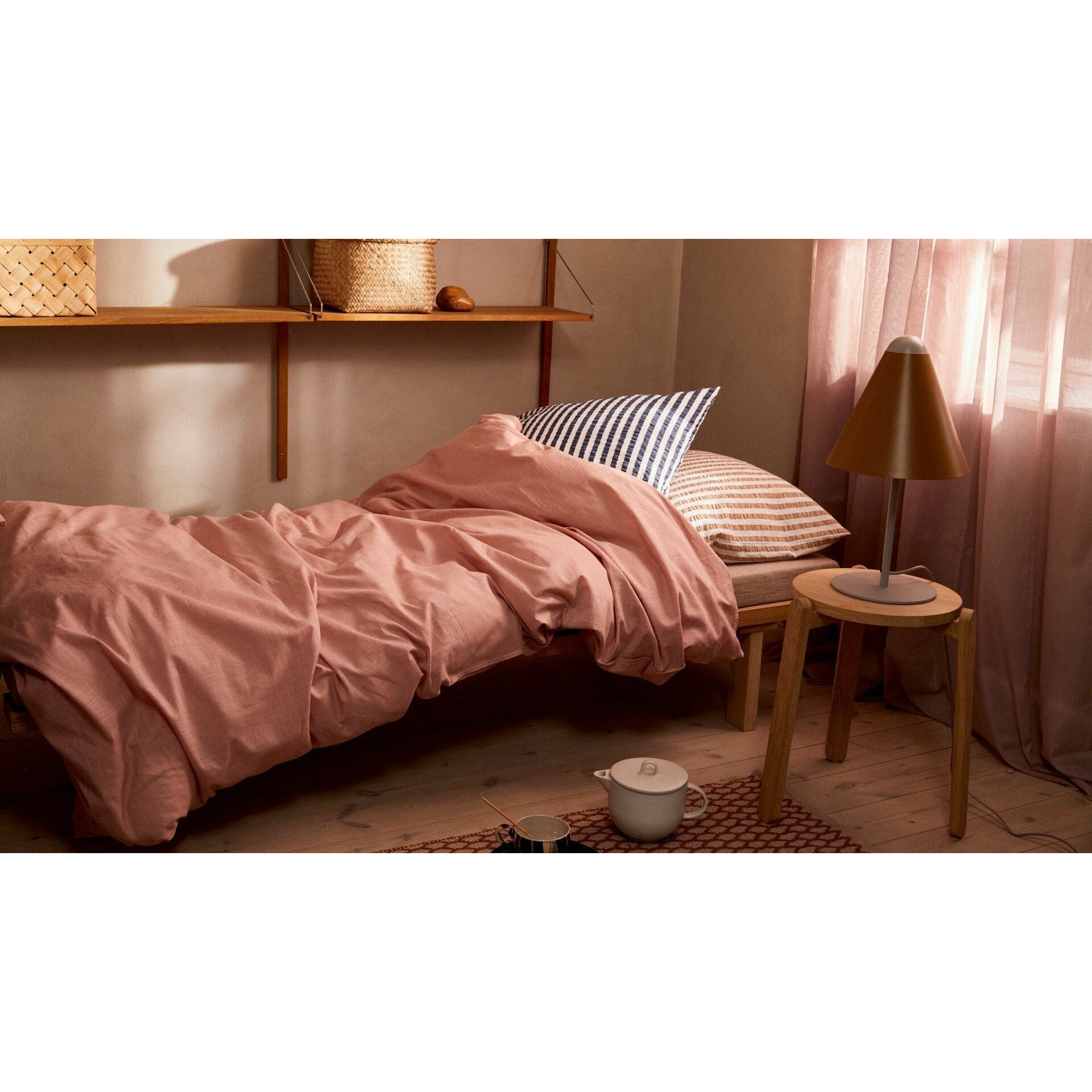 [product_category]-Juna Bæk & Bølge Lines Pillowcase 63x60 Cm, Dark Blue/White-Juna-5713397369302-636930-JUN-8
