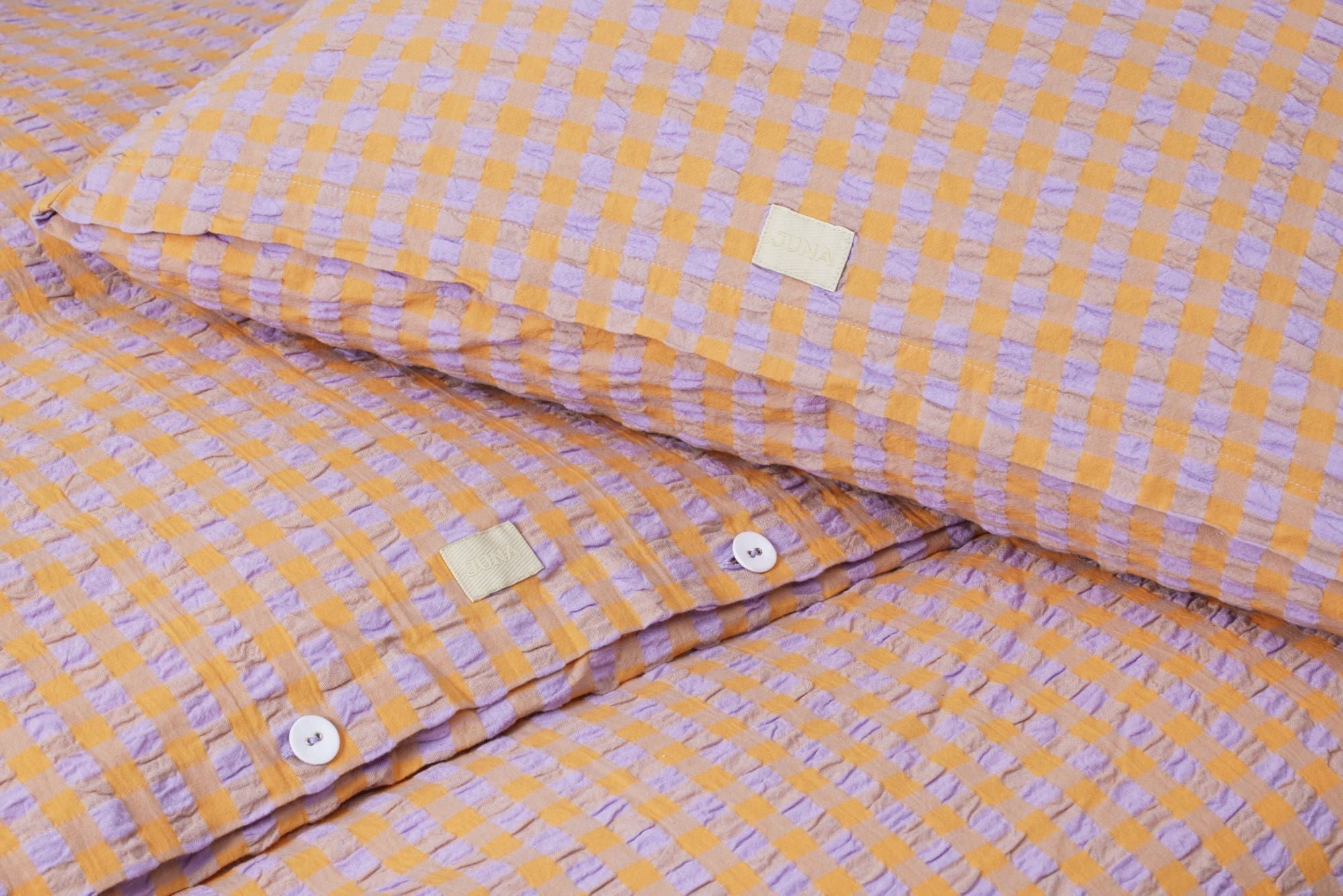 [product_category]-Juna Bæk&Bølge Bed Linen 140x200 Cm, Lavender Blue/Peach-Juna-5713397360484-636048-JUN-5