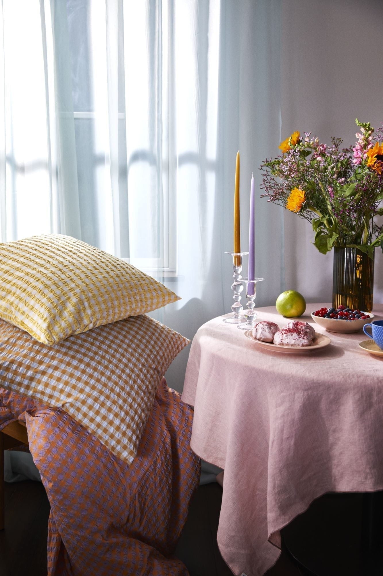 [product_category]-Juna Bæk&Bølge Bed Linen 200x220 Cm, Lavender Blue/Peach-Juna-5713397360507-636050-JUN-7