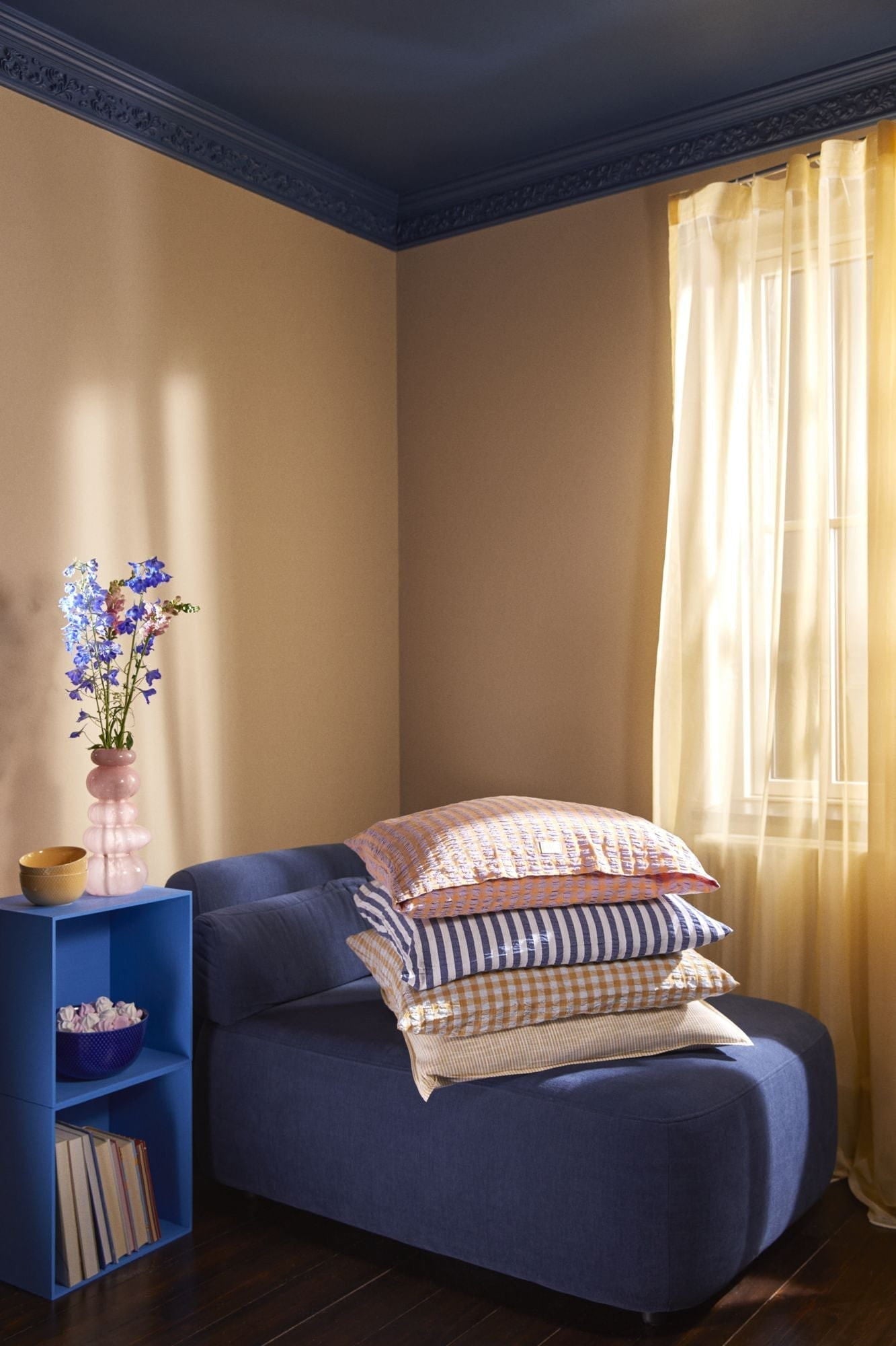 [product_category]-Juna Bæk&Bølge Pillowcase 63x60 Cm, Blue-Juna-5713397360675-636067-JUN-15