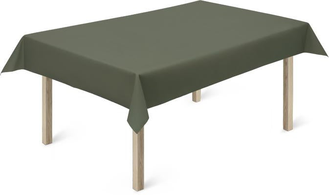 Juna Basic Acrylic ubrus tmavě zelená, 140 cm