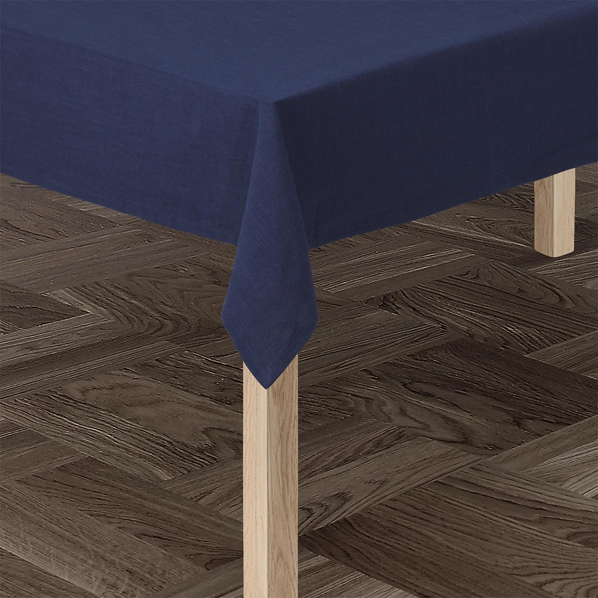 Juna Basic Cotton ubrus 150 x270 cm, tmavě modrá
