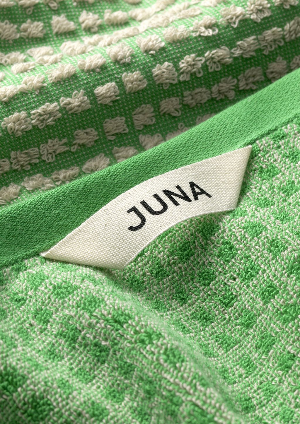 [product_category]-Juna Check Towel 50 X100 Cm, Green/Beige-Juna-5713397150696-615069-JUN-4