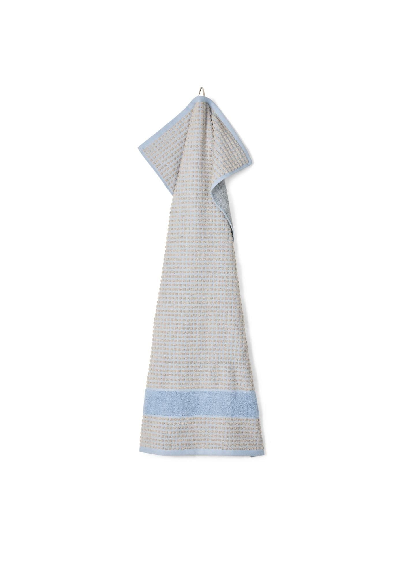 [product_category]-Juna Check Towel 50x100 Cm, Light Blue/Sand-Juna-5713397140758-614075-JUN-3
