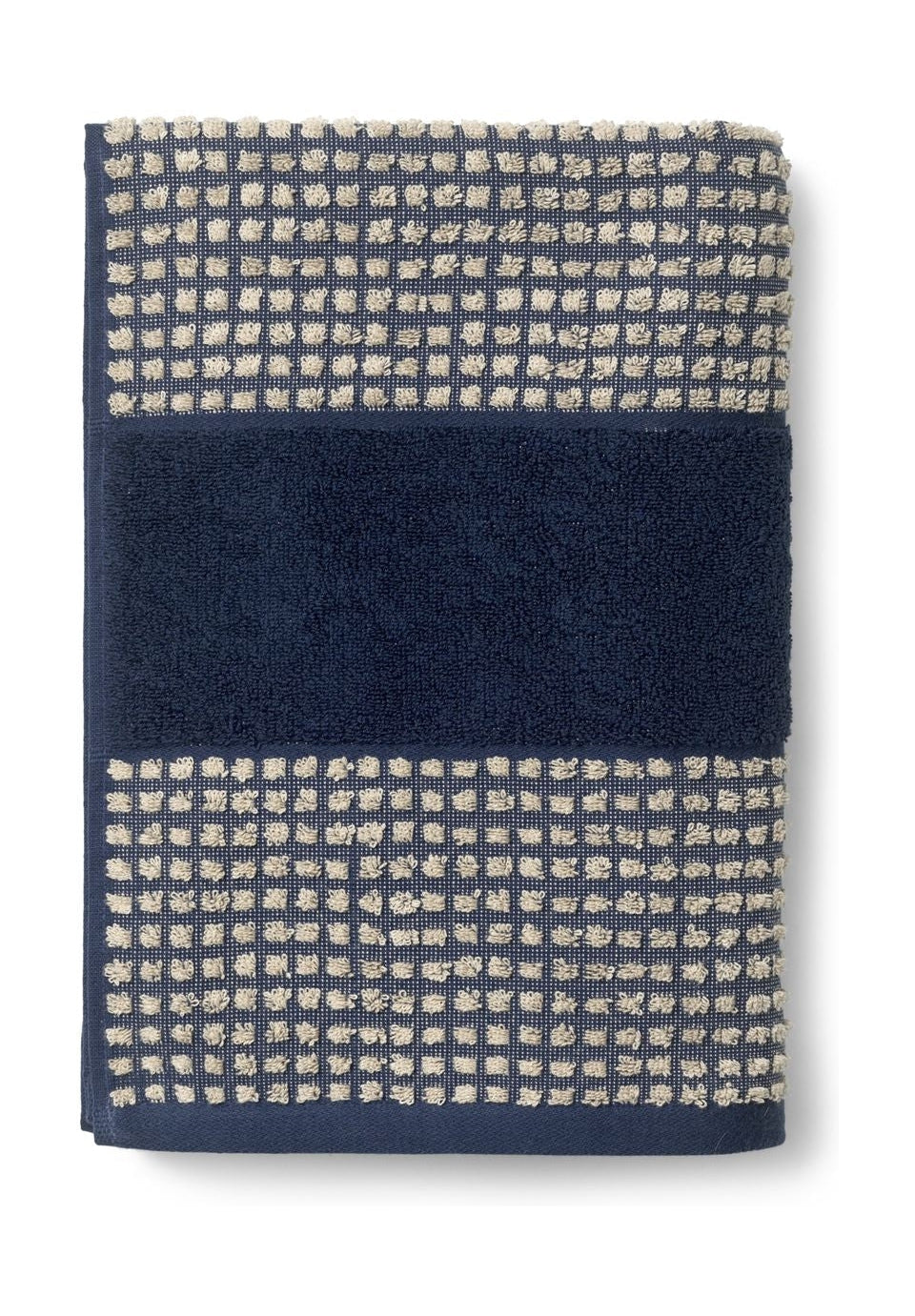 [product_category]-Juna Check Towel 70 X140 Cm, Dark Blue/Sand-Juna-5713397150672-615067-JUN-1