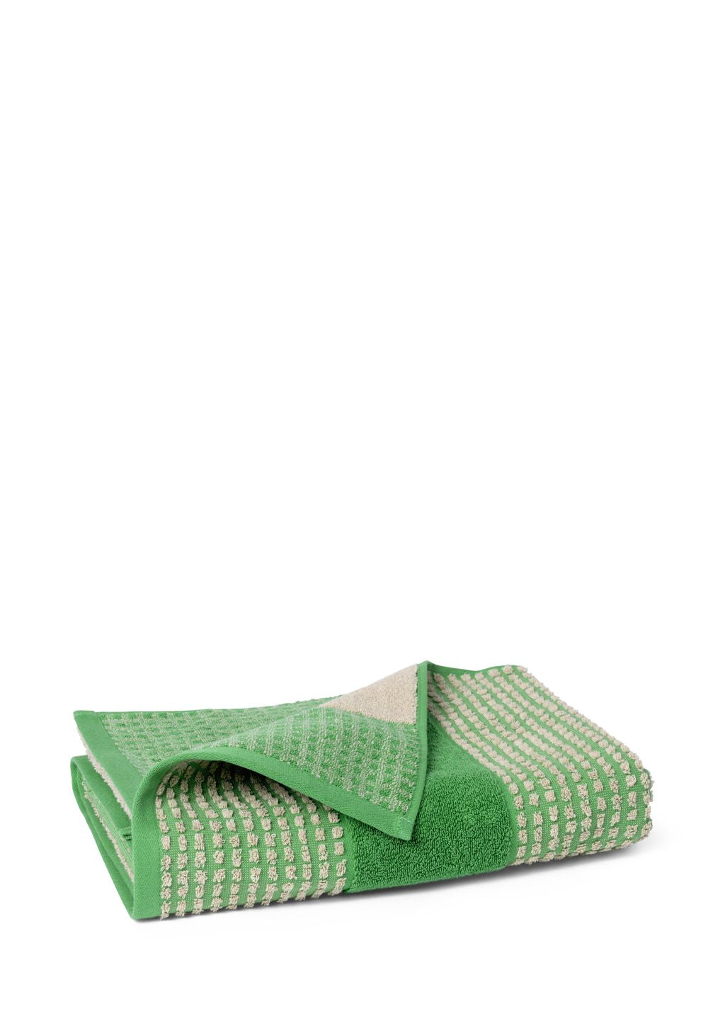 [product_category]-Juna Check Towel 70 X140 Cm, Green/Beige-Juna-5713397150702-615070-JUN-2
