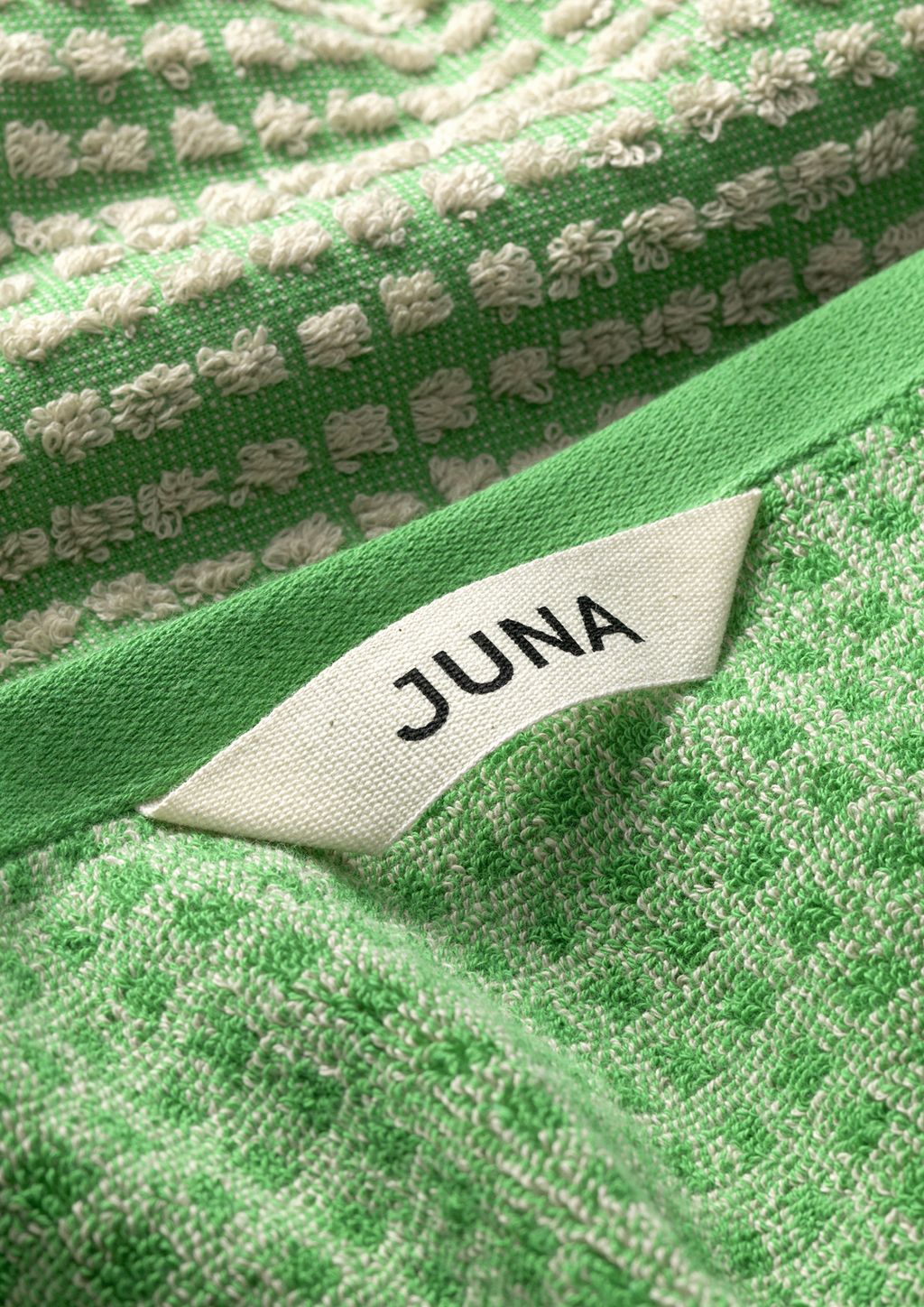 [product_category]-Juna Check Towel 70 X140 Cm, Green/Beige-Juna-5713397150702-615070-JUN-4
