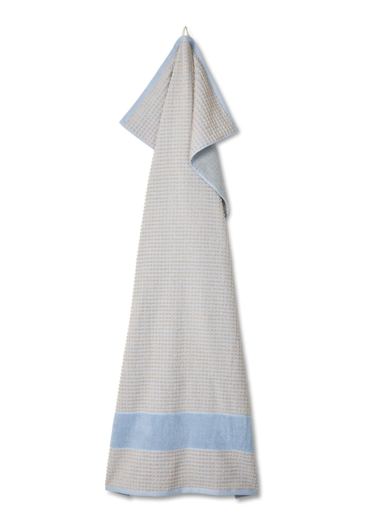 [product_category]-Juna Check Towel 70x140 Cm, Light Blue/Sand-Juna-5713397140765-614076-JUN-3