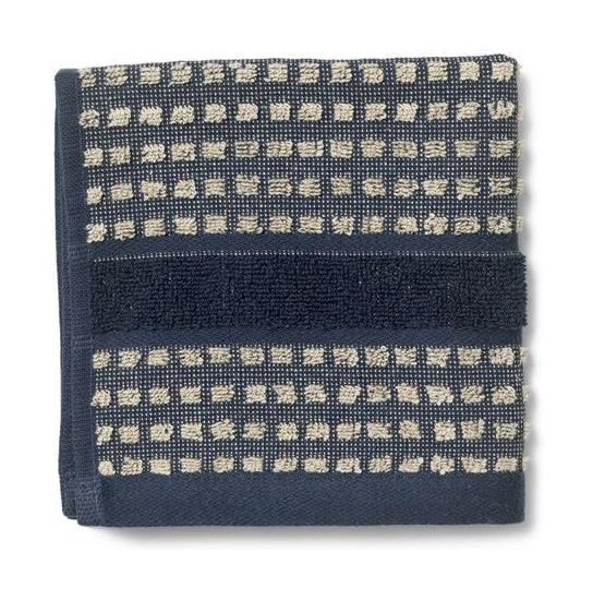 [product_category]-Juna Check Washcloth 30 X30 Cm, Dark Blue/Sand-Juna-5713397150658-615065-JUN-1