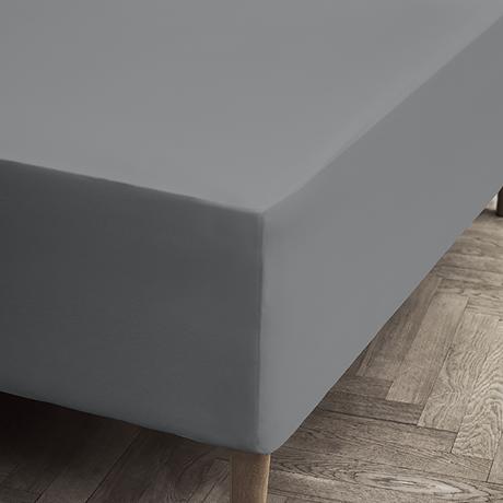 Juna Jersey Stretch Sheet Grey, 120x45x200 cm