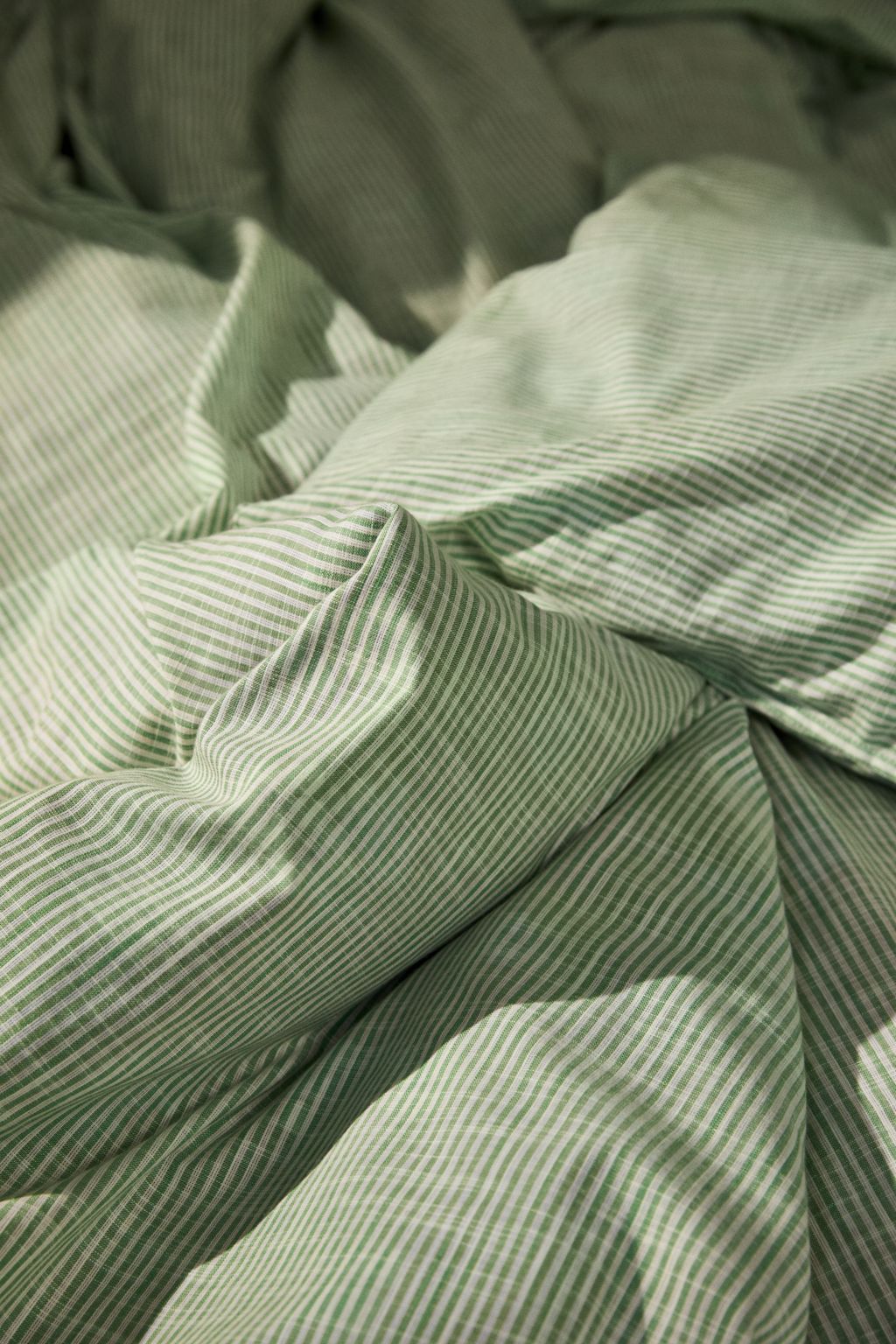 [product_category]-Juna Monochrome Lines Bed Linen 140 X200 Cm, Green/White-Juna-5713397360682-636068-JUN-8