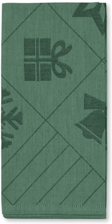 [product_category]-Juna Natale Cloth Napkin 45x45 Cm 4 Pcs., Green-Juna-5713397074947-607494-JUN-1
