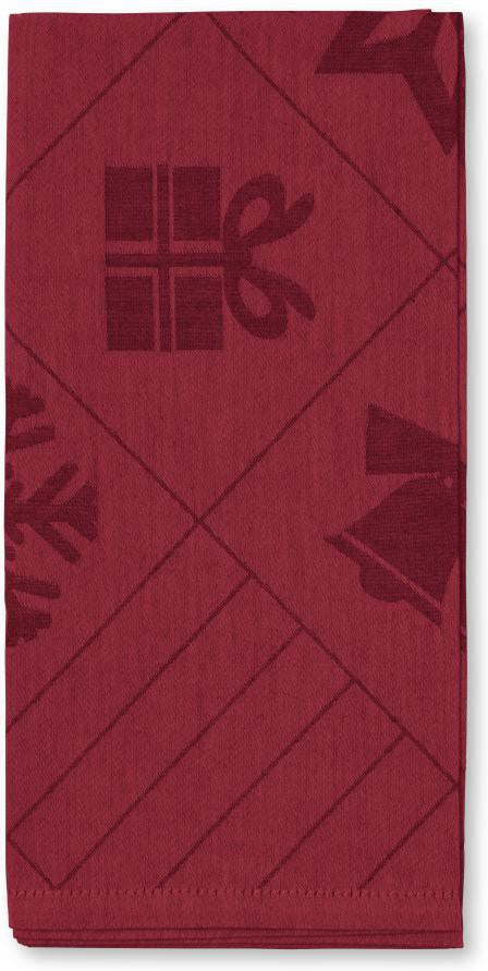 [product_category]-Juna Natale Cloth Napkin 45x45 Cm 4 Pcs., Red-Juna-5713397074954-607495-JUN-1