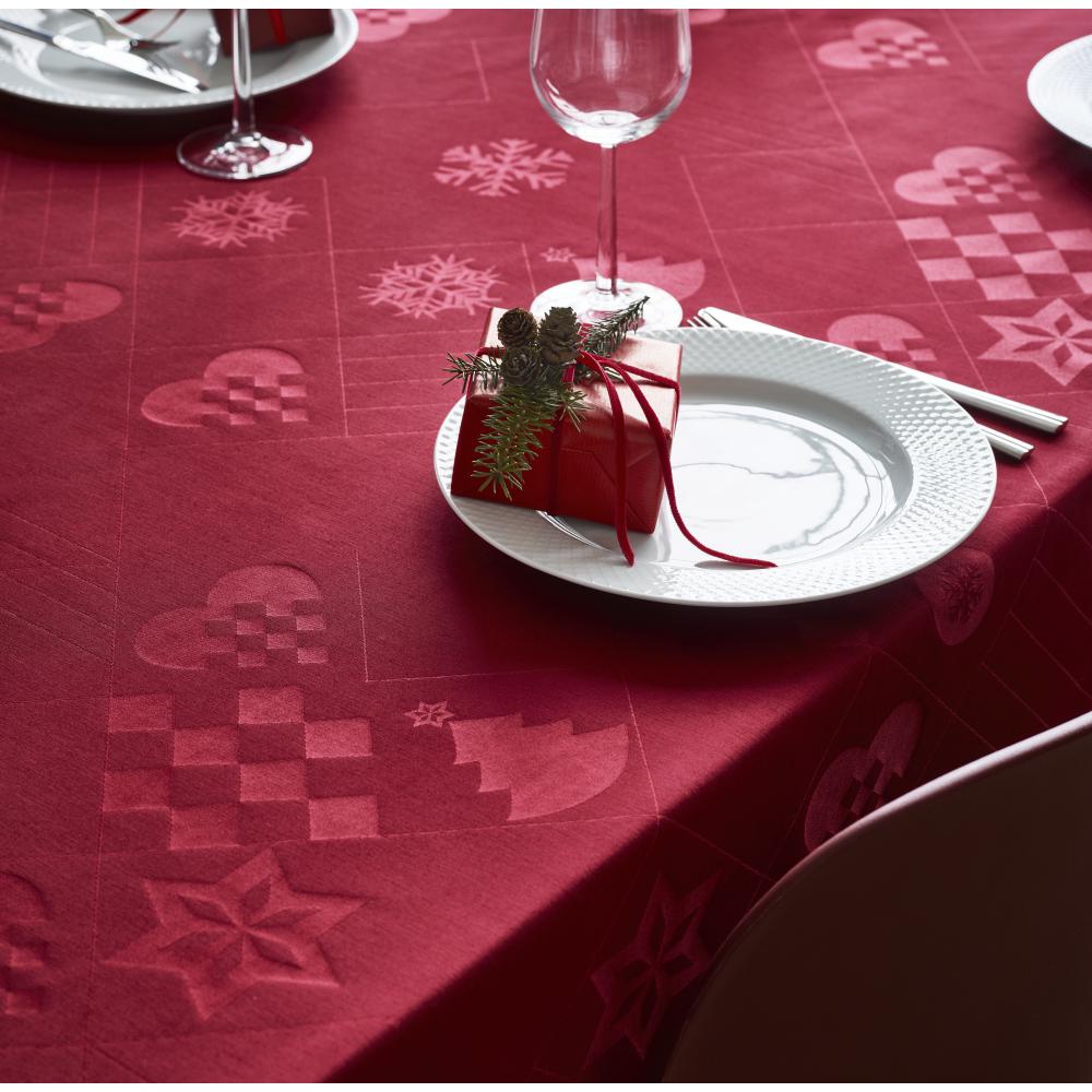 [product_category]-Juna Natale Damask Tablecloth Red, 150x270 Cm-Juna-5713397074725-607472-JUN-2
