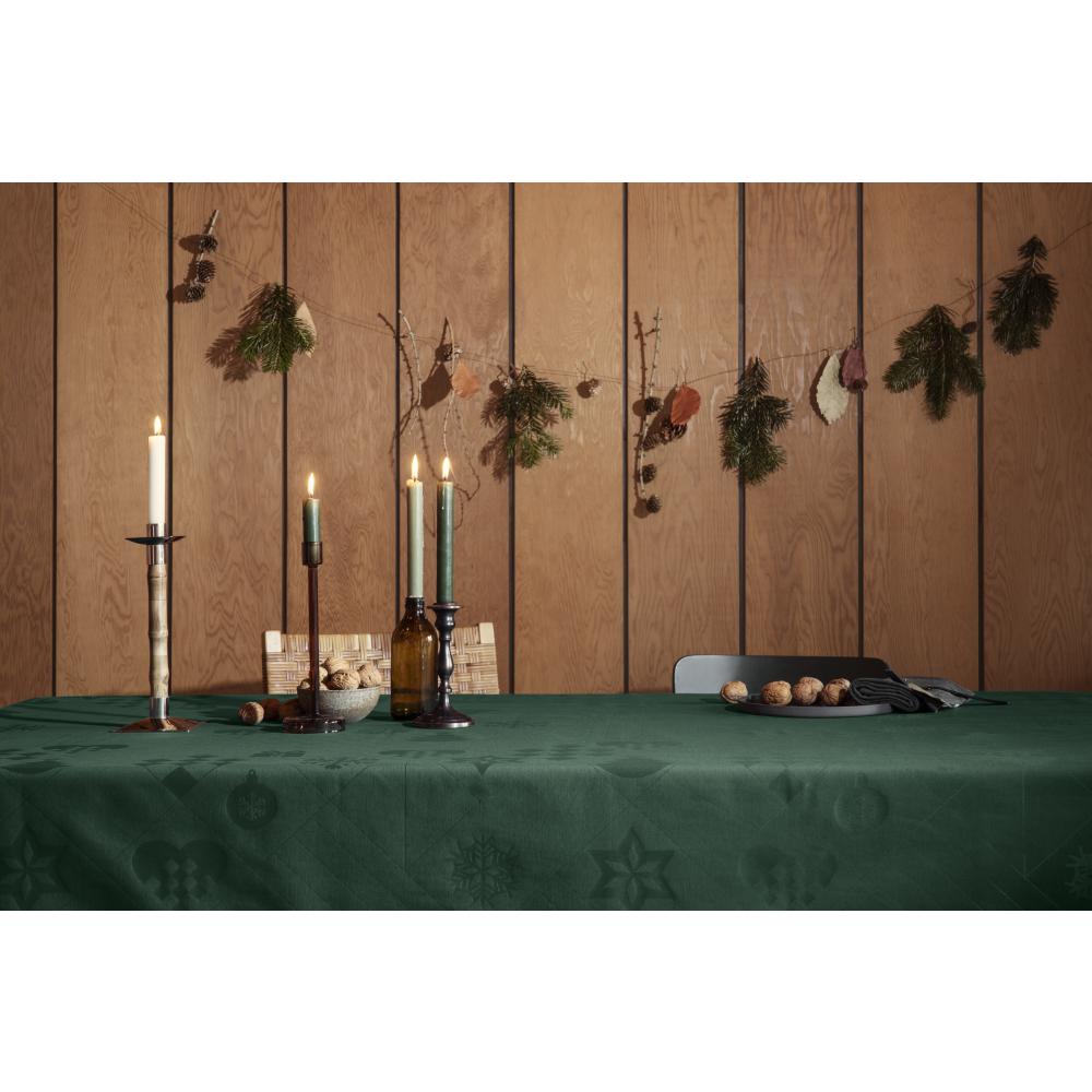 [product_category]-Juna Natale Damasque Tablecloth Green, 150x220 Cm-Juna-5713397074909-607490-JUN-2