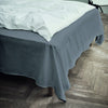 Juna Percale Flat Sheet šedá, 150x250 cm