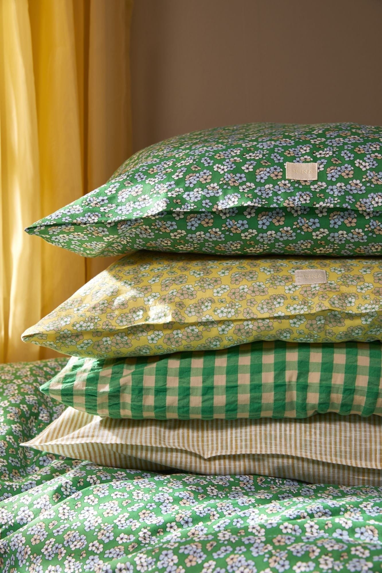 [product_category]-Juna Pleasantly Bed Linen 140x220 Cm, Green-Juna-5713397360231-636023-JUN-3