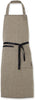 Juna Rå Apron Dark Grey, One Size