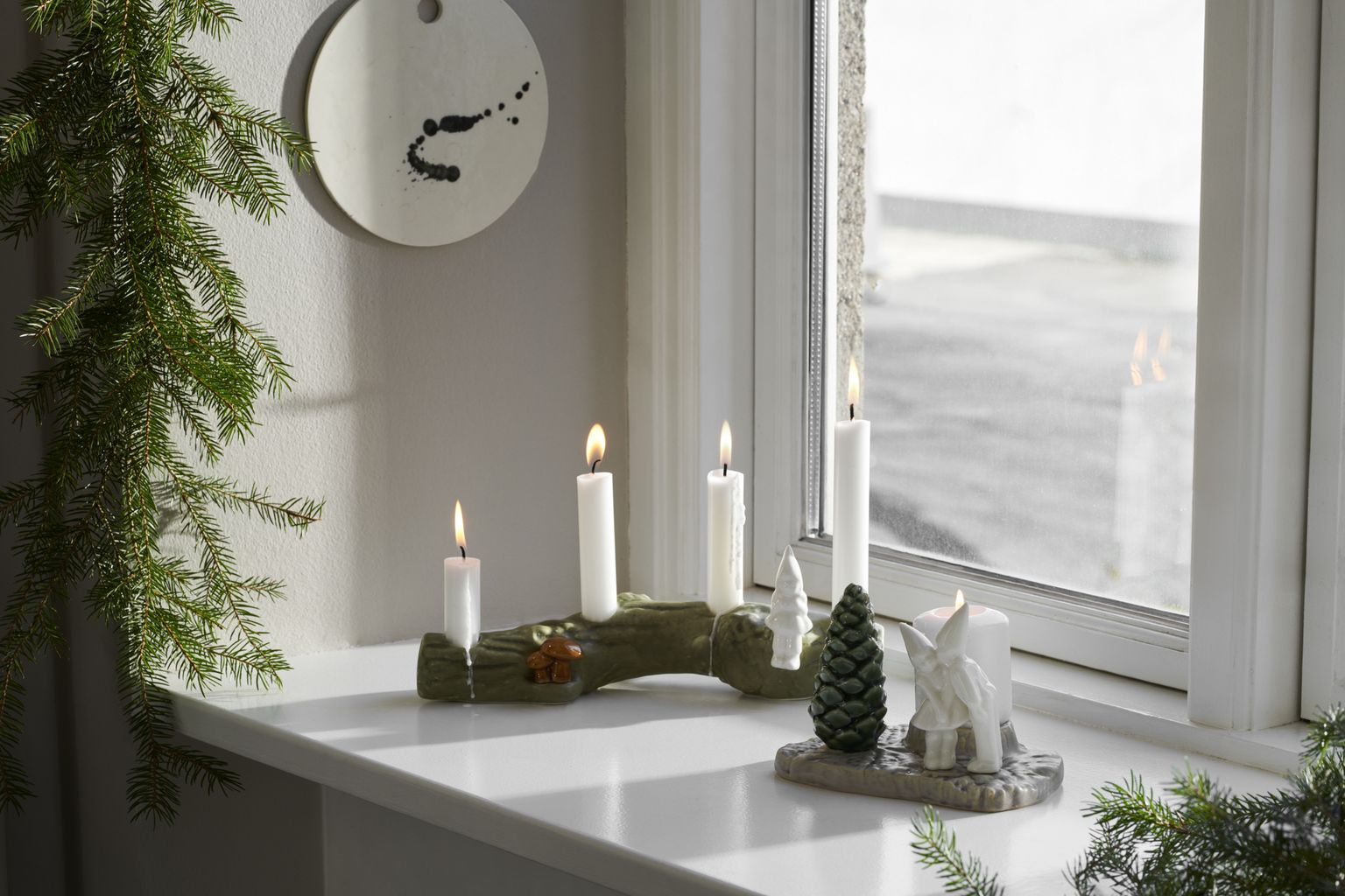 [product_category]-Kähler Christmas Tales Christmas Advent Figure H10 Cm, White-Kähler-5703779184852-693512-KÄH-5