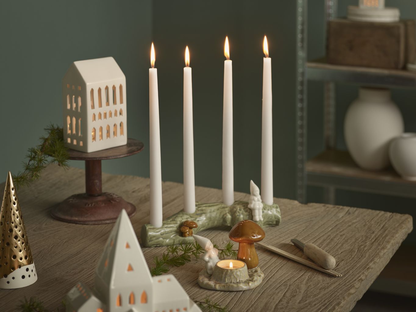 [product_category]-Kähler Christmas Tales Christmas Advent Figure H10 Cm, White-Kähler-5703779184852-693512-KÄH-7