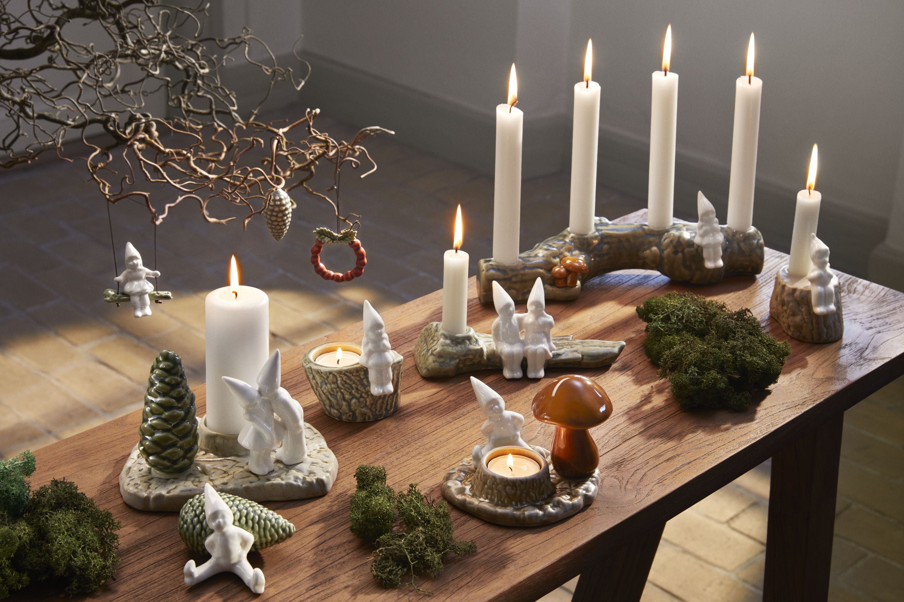 [product_category]-Kähler Christmas Tales Pine Cone H6 Cm, Green-Kähler-5703779187501-690060-KAH-7