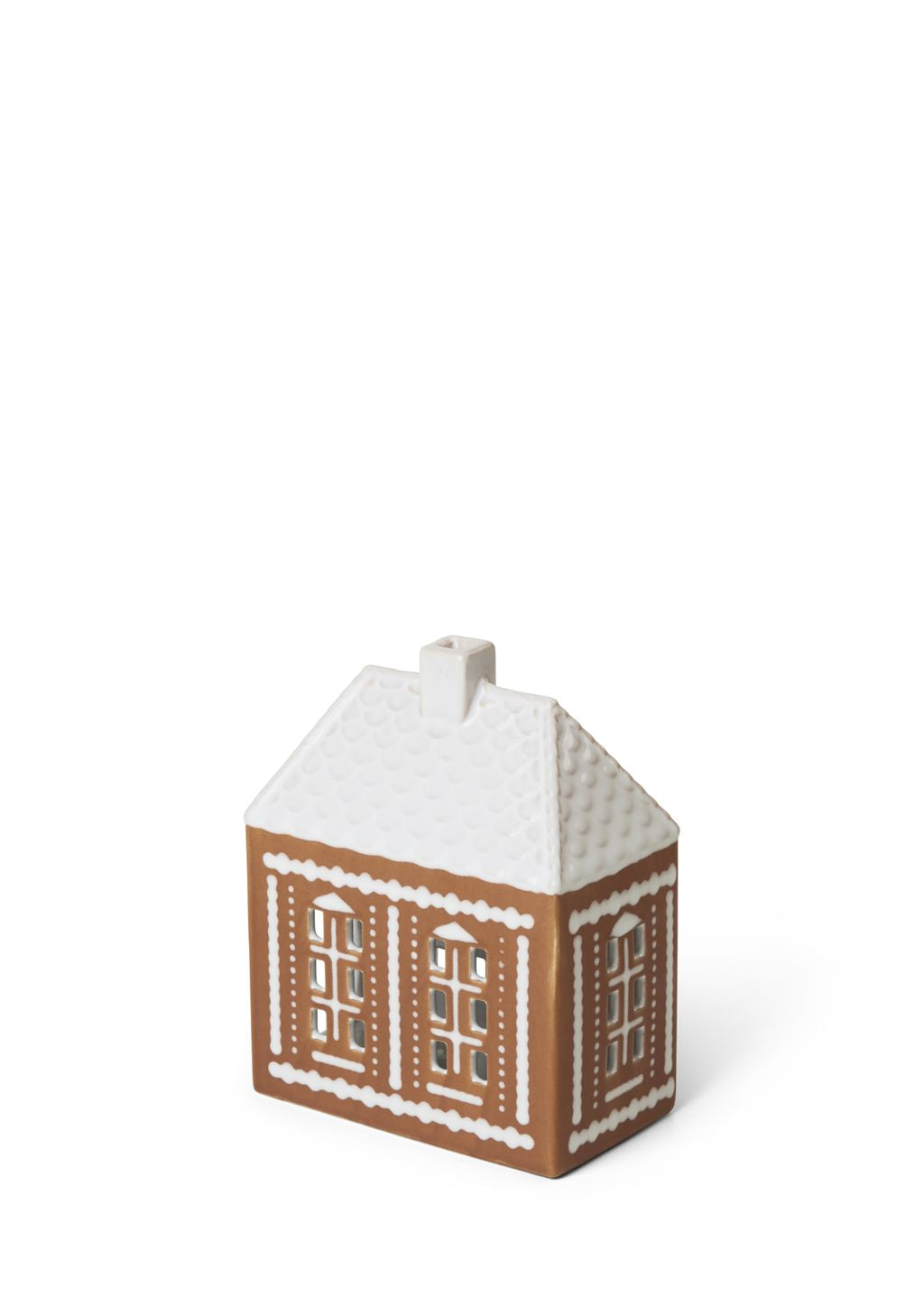 [product_category]-Kähler Gingerbread Lighthouse Brown, Medium-Kähler-5703779184968-693523-KÄH-5
