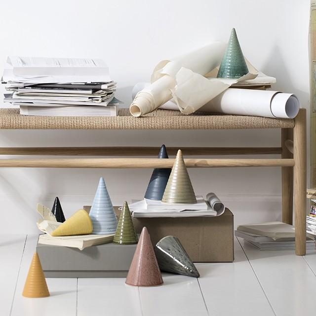 Kähler Glaze Cone, světle žlutá