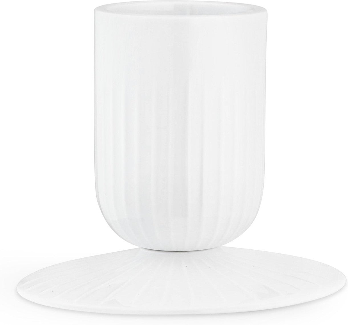 [product_category]-Kähler Hammershøi Block Candlestick ø5cm, White-Kähler-5703779991191-693134-KAE-1