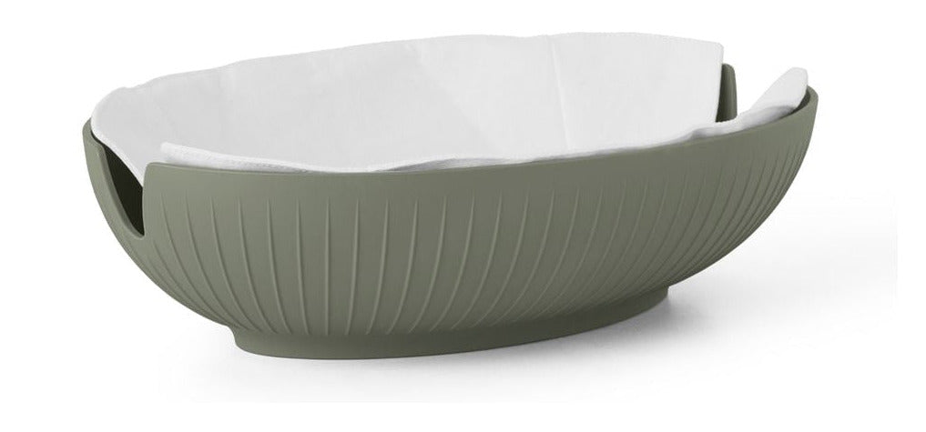 [product_category]-Kähler Hammershøi Bread Basket 29.5 X 20 Cm, Green-Kähler-5703779186306-693340-KÄH-1