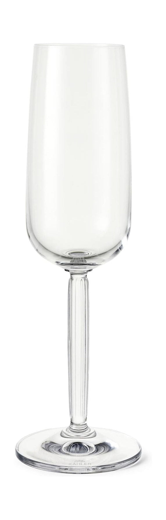 [product_category]-Kähler Hammershøi Champagne Glass Set Of 240 Ml, Clear-Kähler-5703779187020-692631-KAH-1