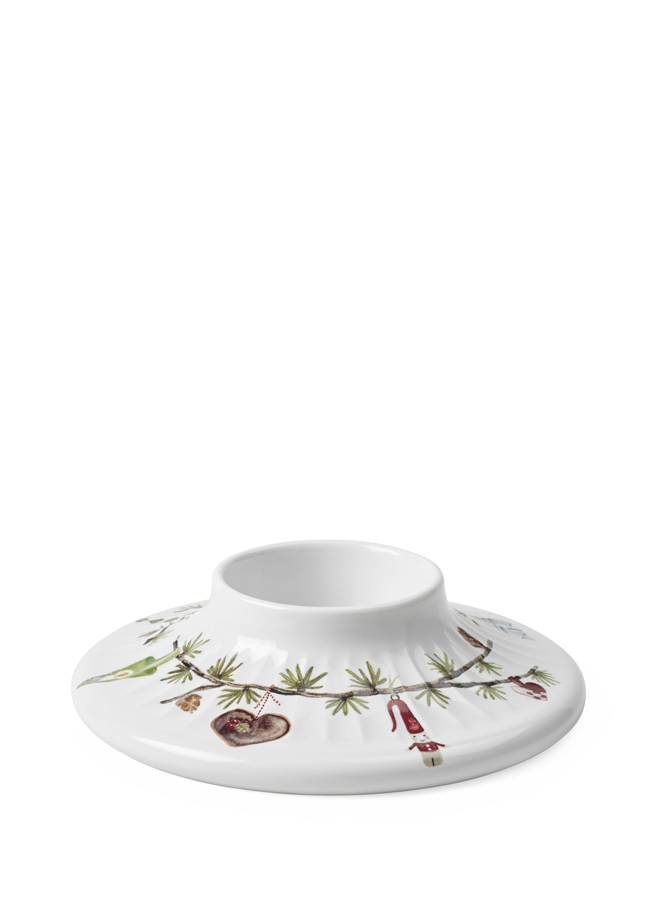 [product_category]-Kähler Hammershøi Christmas Block Candle Holder ø13 Cm White W. Deco-Kähler-5703779187679-693271-KAH-15