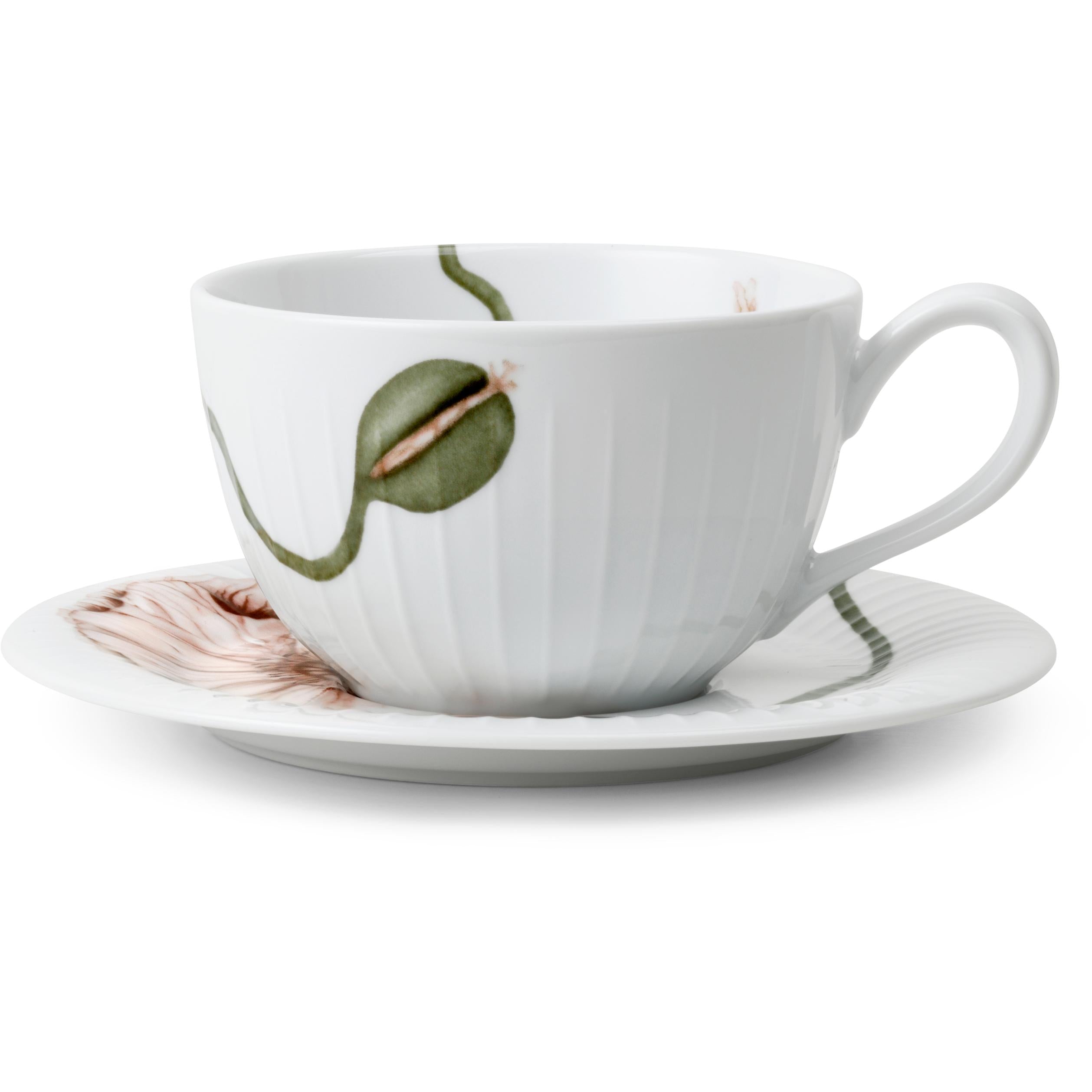 [product_category]-Kähler Hammershøi Poppy Cup 0.38 L White With Decoration, 2 P Cs.-Kähler-5703779183800-692296-KAE-1