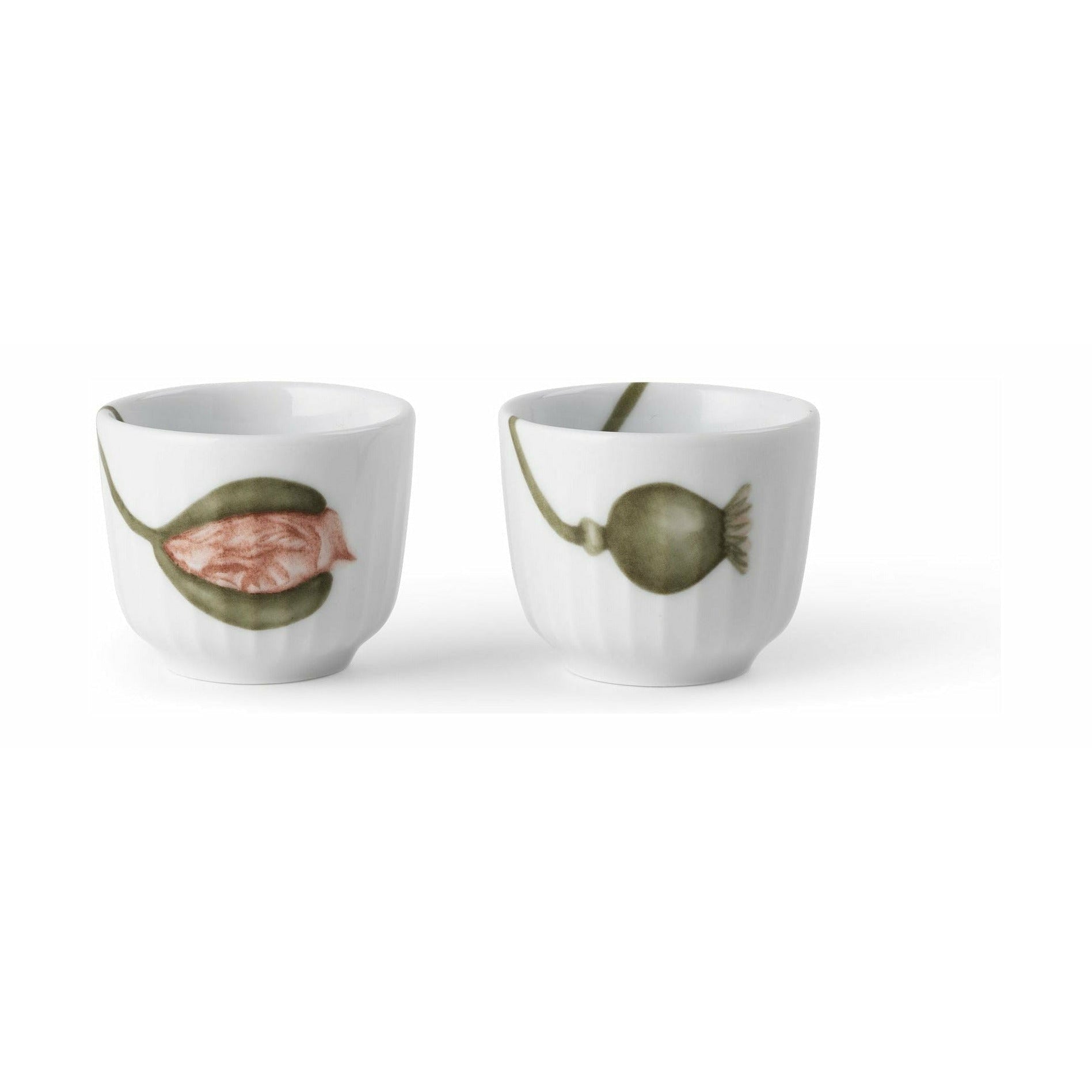 [product_category]-Kähler Hammershøi Poppy Egg Cup ø5 Cm White With Decoration, 2 P Cs.-Kähler-5703779185637-692491-KAH-1