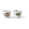 Kähler Hammershøi Poppy Egg Cup ø5 Cm White With Decoration, 2 P Cs.