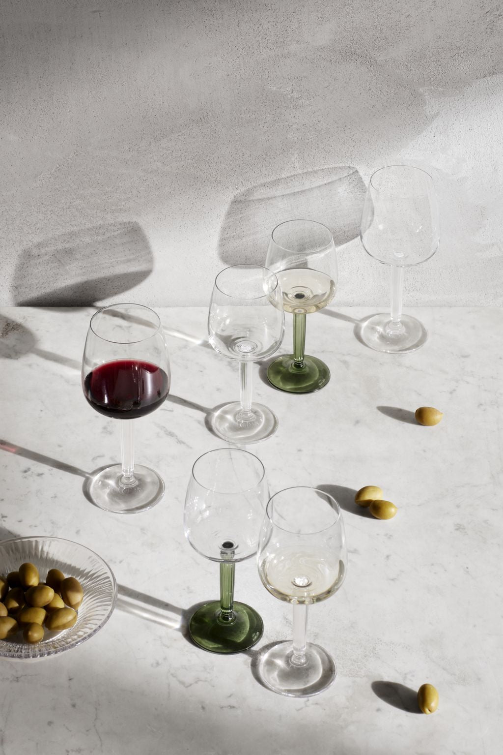 [product_category]-Kähler Hammershøi Red Wine Glass 49 Cl, Green 2 P Cs.-Kähler-5703779187167-693072-KÄH-11