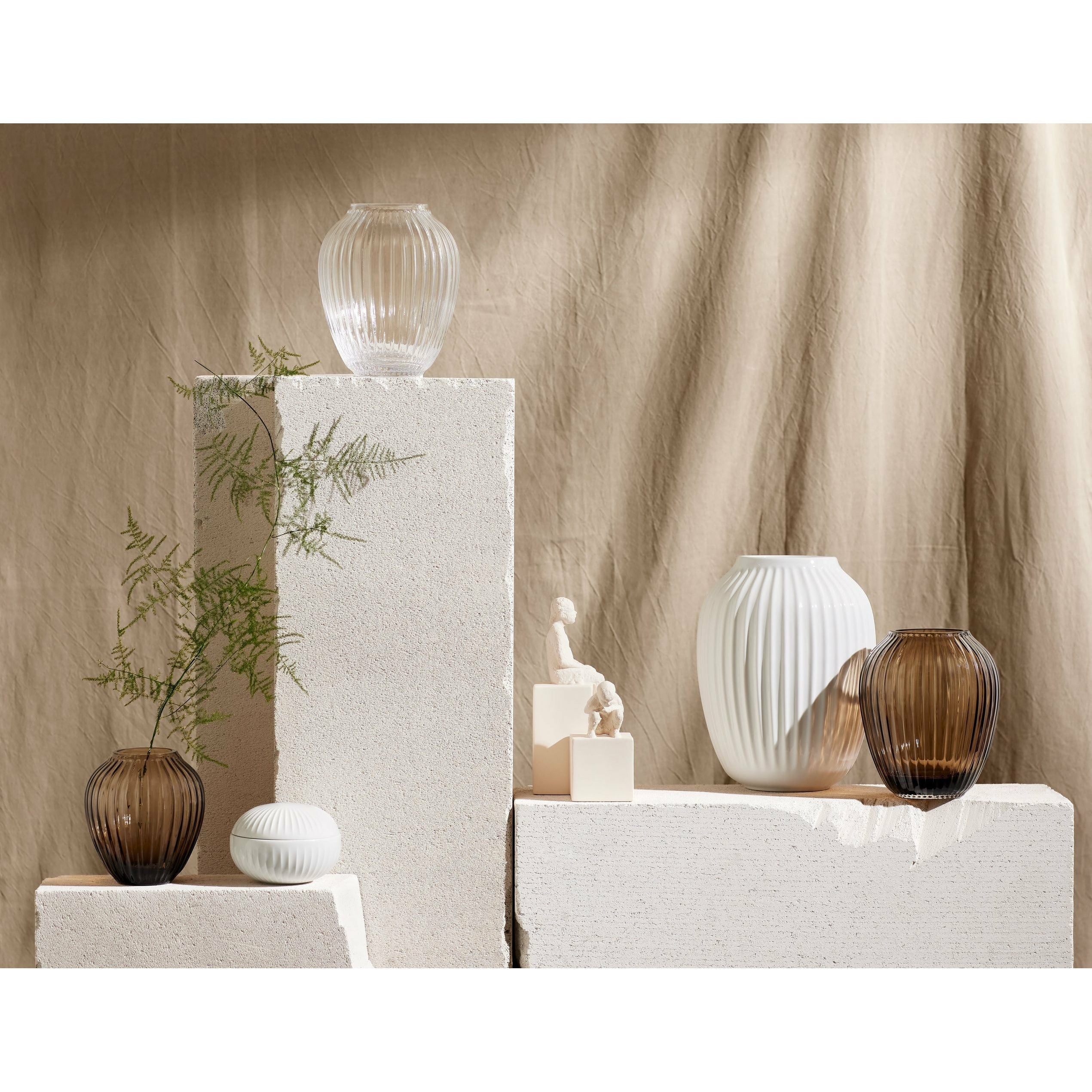 [product_category]-Kähler Hammershøi Vase 14 Cm, Dusky Pink-Kähler-5703779185668-693189-KAH-6