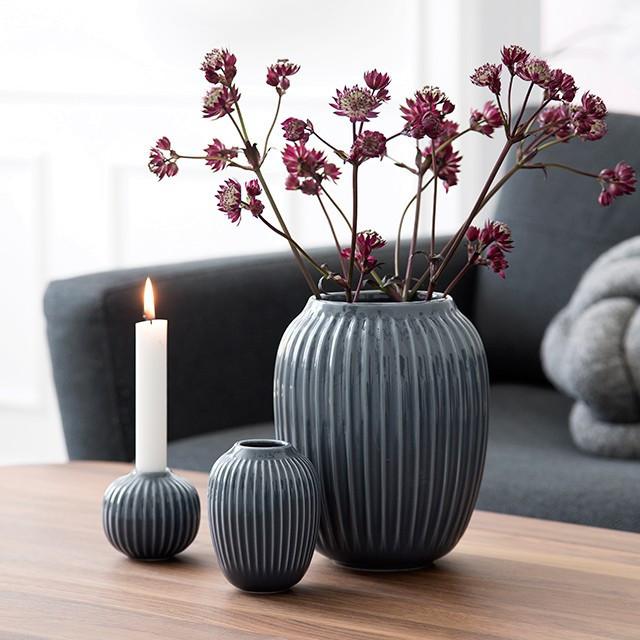 [product_category]-Kähler Hammershøi Vase Anthracite Grey, Large-Kähler-5703779153865-692367-KAE-4