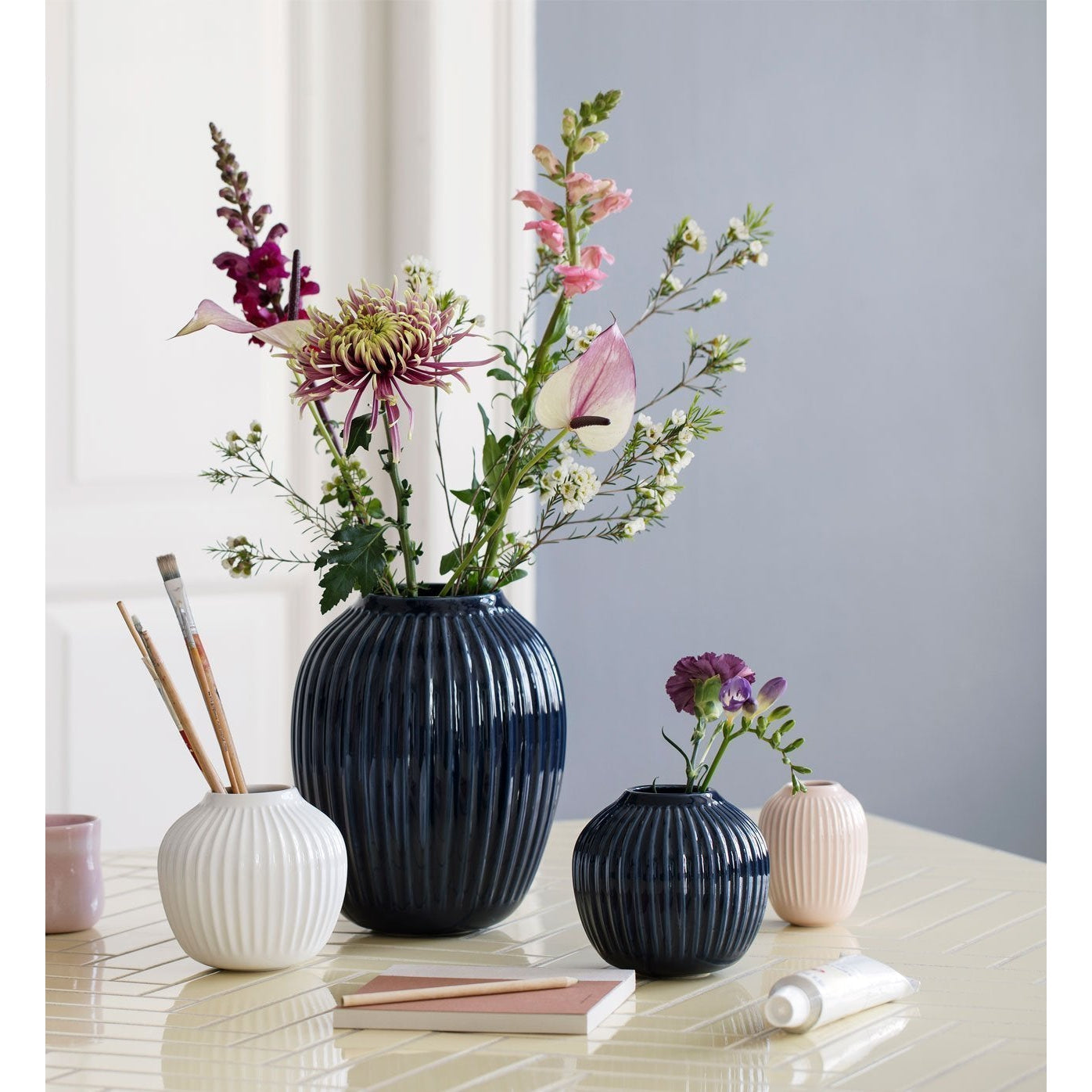 [product_category]-Kähler Hammershøi Vase Indigo, Large-Kähler-5703779181868-693196-KAE-2