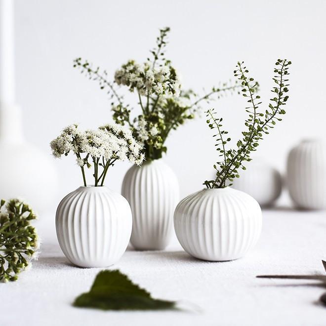[product_category]-Kähler Hammershøi Vases White Mini, 3 P Cs-Kähler-5703779161457-692397-KAE-2