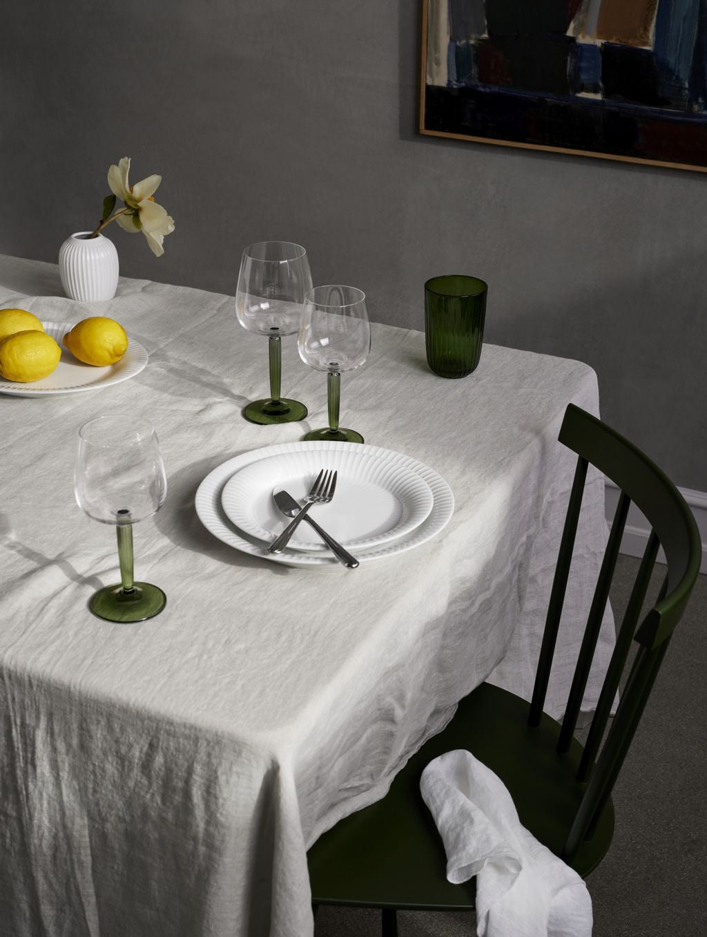 [product_category]-Kähler Hammershøi White Wine Glass 35 Cl, Green 2 P Cs.-Kähler-5703779187181-693074-KÄH-5