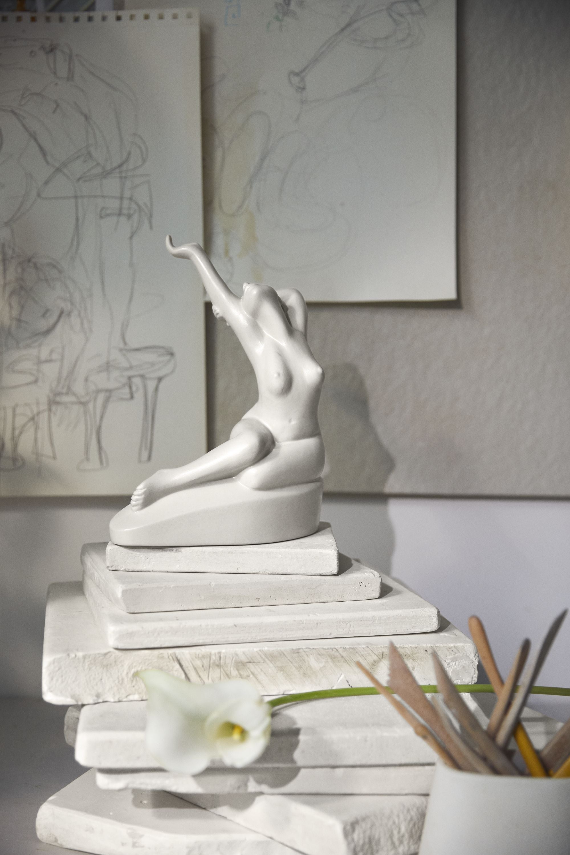 [product_category]-Kähler Moments Of Being Heavenly Grounded H22.5 Cm White-Kähler-5703779187600-693546-KAH-8