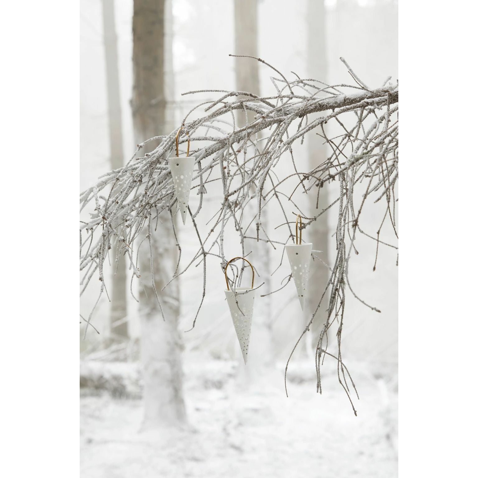 [product_category]-Kähler Nobili Christmas Timmer 4.5x15.5 Cm, Snow White-Kähler-5703779185255-692781-KAE-2