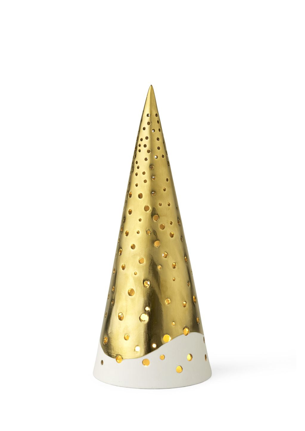[product_category]-Kähler Nobili Tealight Holder High H25.5 Cm, Gold-Kähler-5703779184920-693519-KÄH-2