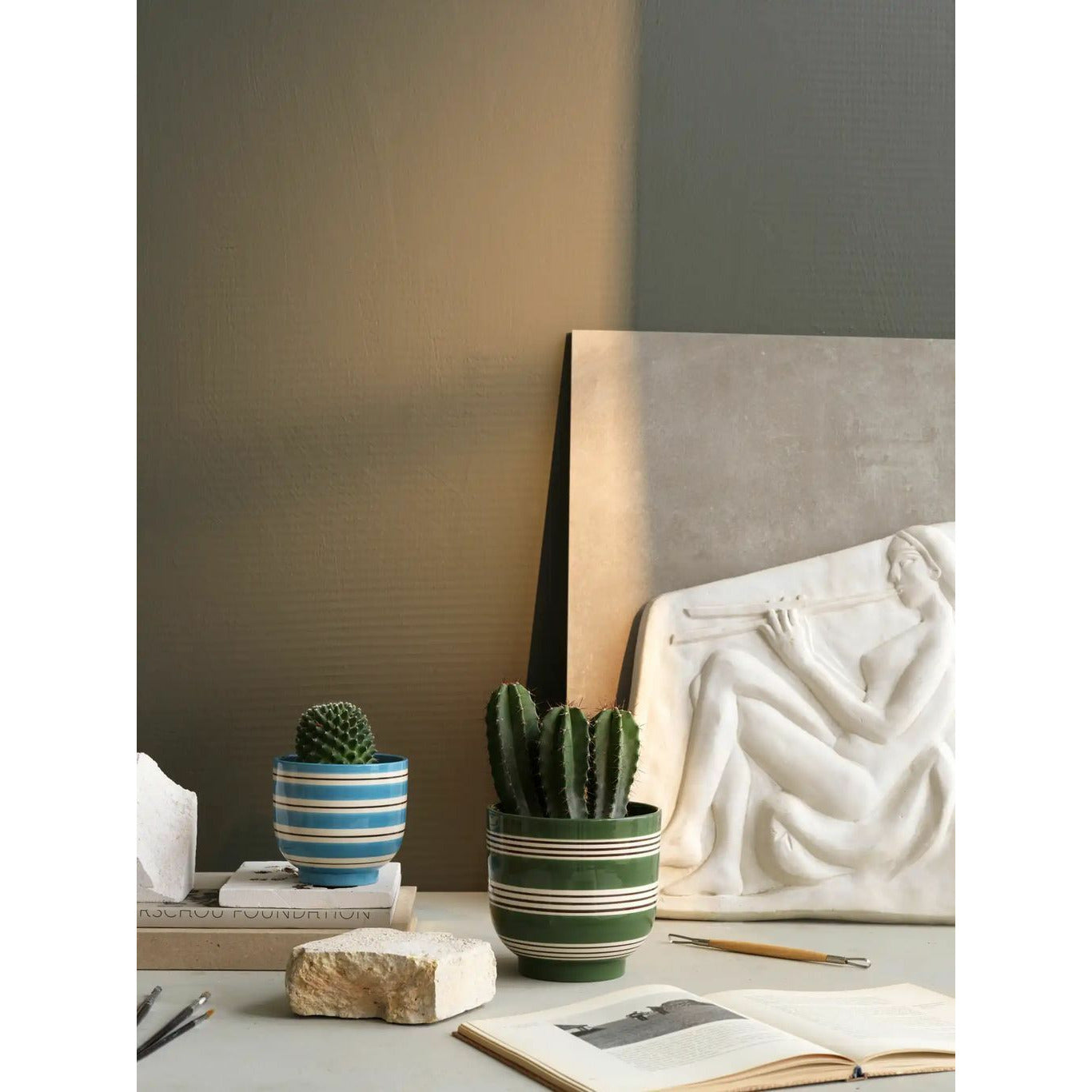 [product_category]-Kähler Omaggio Nuovo Plants, Blue-Kähler-5703779185491-690161-KAE-2