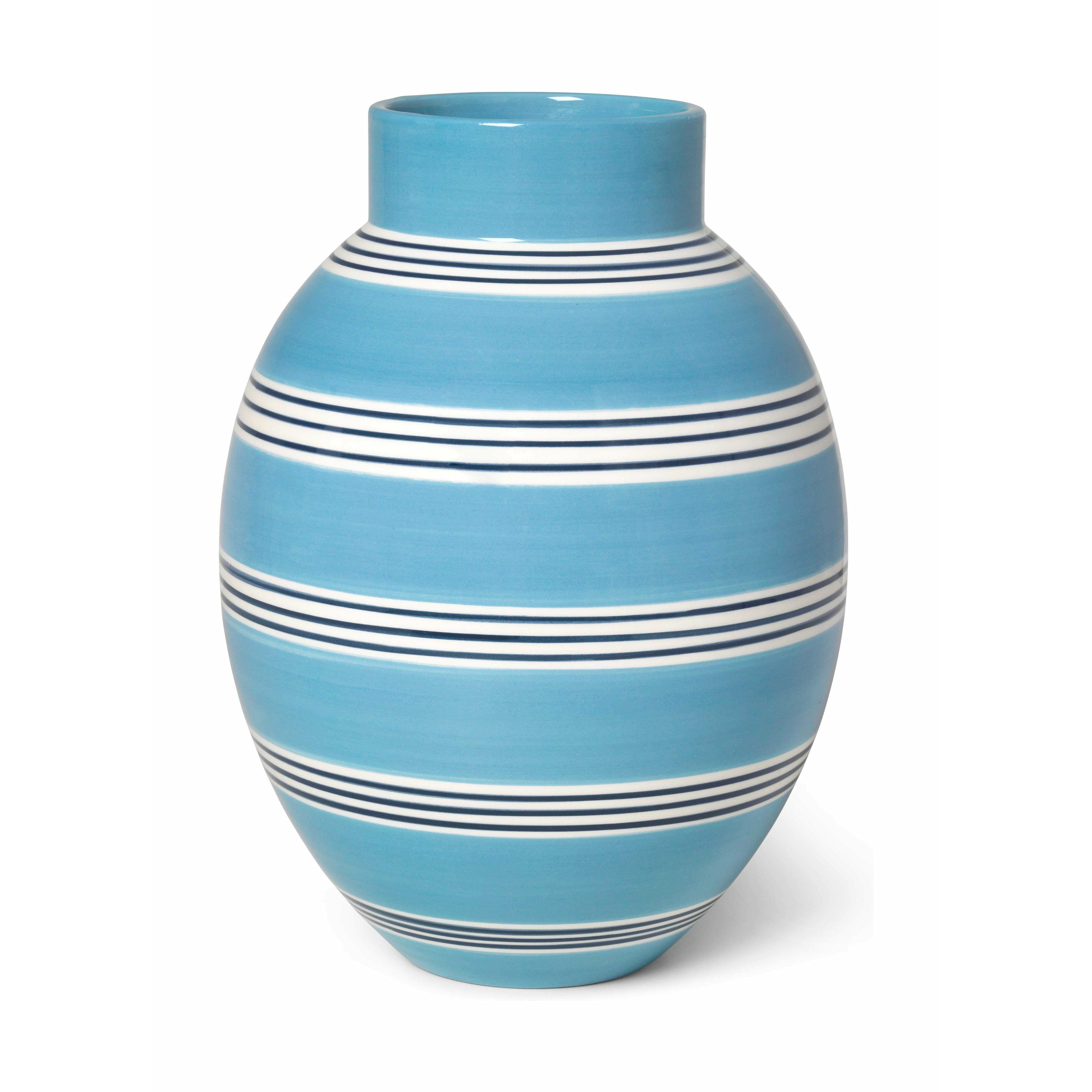 [product_category]-Kähler Omaggio Nuovo Vase H30 Blue-Kähler-5703779185064-690168-KAH-1