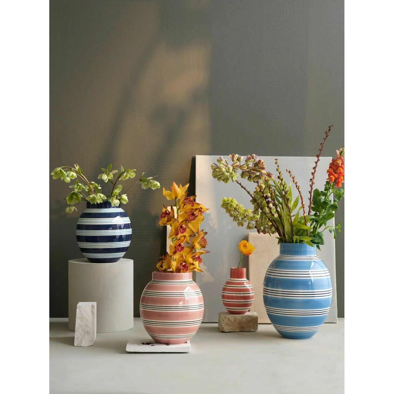 [product_category]-Kähler Omaggio Nuovo Vase, Pigeons Pink-Kähler-5703779185514-690163-KAE-6